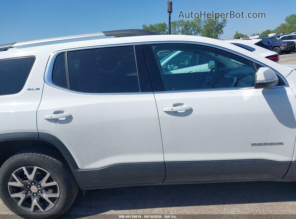 1GKKNRLS8LZ197757 2020 GMC ACADIA White Vista interior trasera