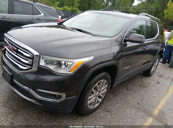 1GKKNSLS0JZ228035 2018 GMC ACADIA Gray Առջևի ձախ երեք քառորդ տեսարան