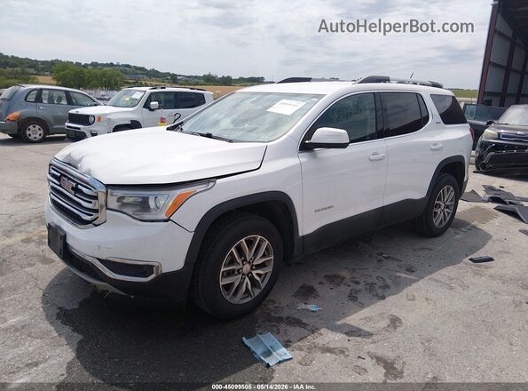 1GKKNSLSXJZ225451 2018 GMC ACADIA White Przód lewy