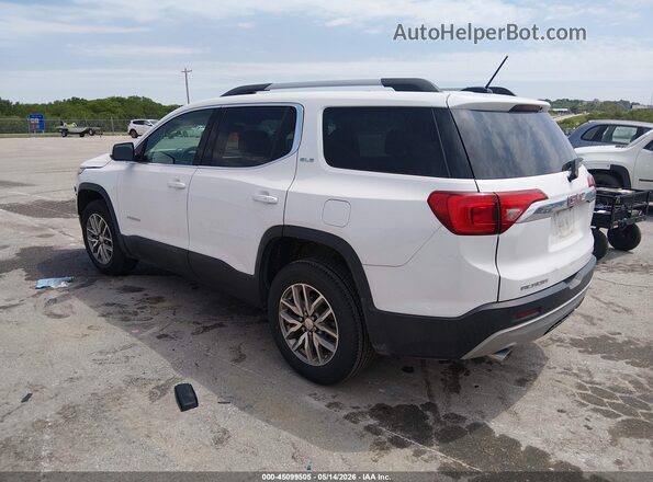 1GKKNSLSXJZ225451 2018 GMC ACADIA White Tył lewy
