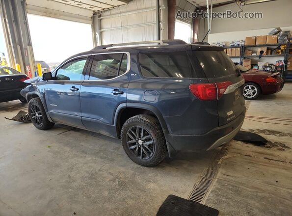 1GKKNULS6JZ123723 2018 GMC ACADIA Синий Задняя левая четверть