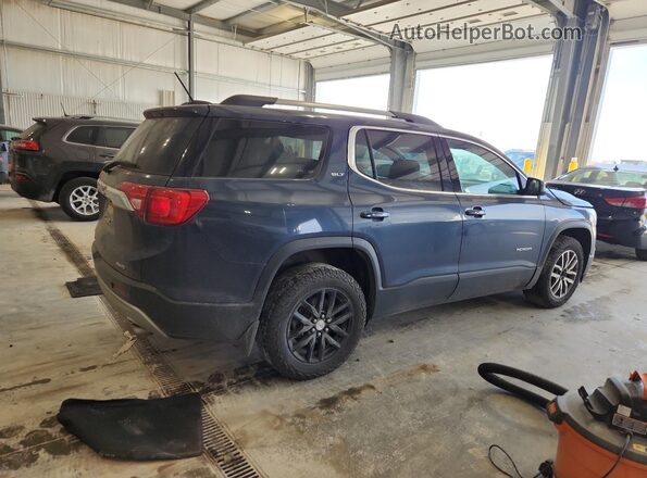 1GKKNULS6JZ123723 2018 GMC ACADIA Синий Задняя правая четверть
