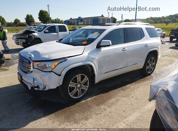 1GKKNXLS0KZ229197 2019 GMC ACADIA Белый Передняя левая четверть