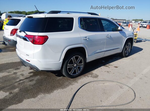 1GKKNXLS0KZ229197 2019 GMC ACADIA Белый Задняя правая четверть