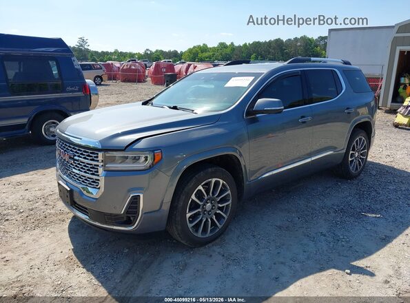1GKKNXLS0MZ233690 2021 GMC ACADIA Gray Vista tres cuartos delantera izquierda