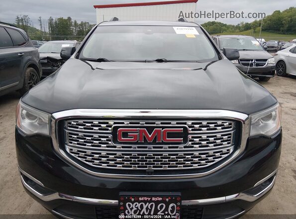 1GKKNXLS1HZ232859 2017 GMC ACADIA Черный Вид щитка приборов