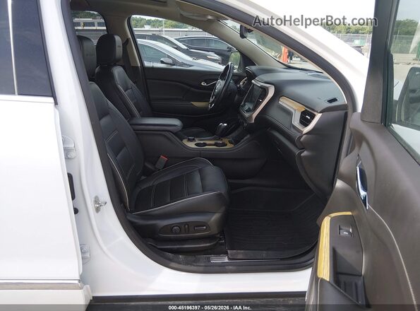 1GKKNXLS1KZ170368 2019 GMC ACADIA White Widok wnętrza z przodu