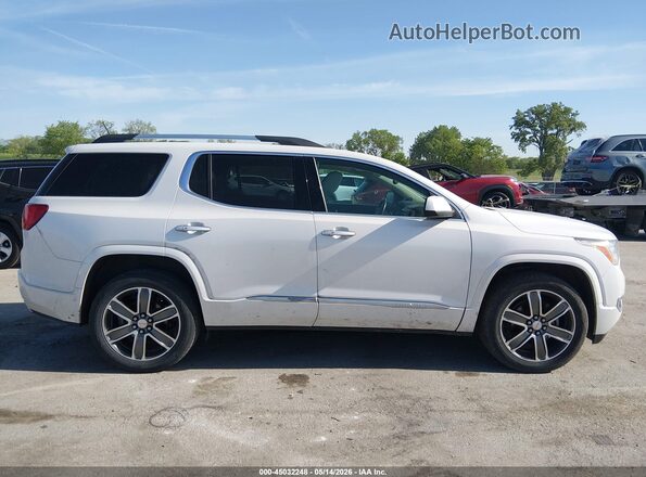 1GKKNXLS2HZ318729 2017 GMC ACADIA White Rear interior view
