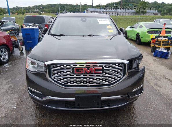 1GKKNXLS2KZ215995 2019 GMC ACADIA Gray Вид задньої частини салону
