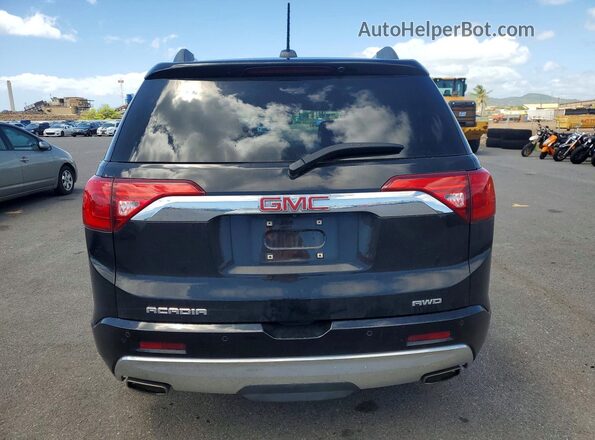 1GKKNXLS3HZ127420 2017 GMC ACADIA Black Rear view