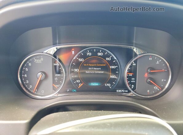 1GKKNXLS3HZ127420 2017 GMC ACADIA Black Instrument cluster view