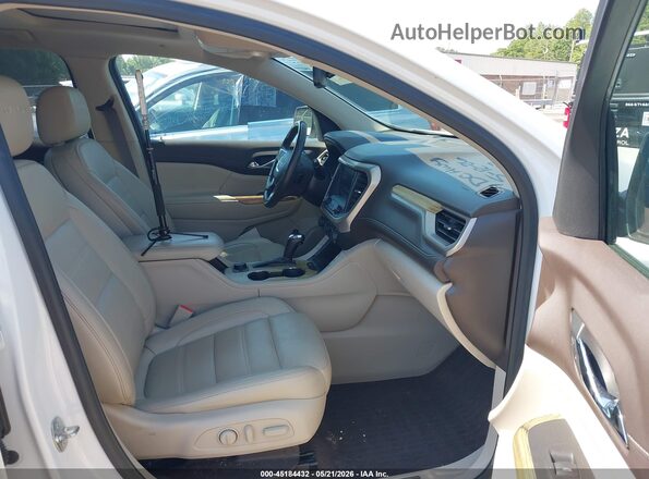 1GKKNXLS3KZ201782 2019 GMC ACADIA White Widok wnętrza z przodu