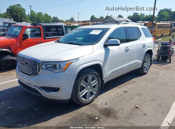 1GKKNXLS3KZ201782 2019 GMC ACADIA White Przód lewy