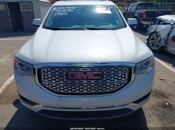 1GKKNXLS3KZ201782 2019 GMC ACADIA White Widok zestawu wskaźników