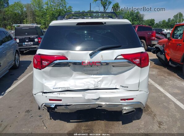 1GKKNXLS3KZ201782 2019 GMC ACADIA White 