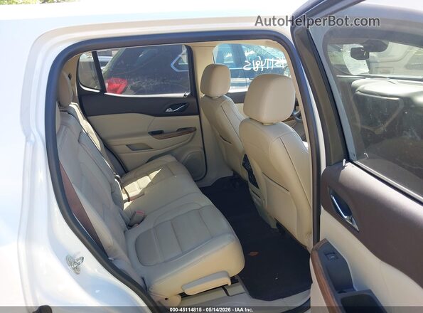 1GKKNXLS5HZ148544 2017 GMC ACADIA White Vista de la etiqueta del VIN