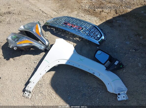 1GKKNXLS5HZ148544 2017 GMC ACADIA White Vista del cuadro de instrumentos