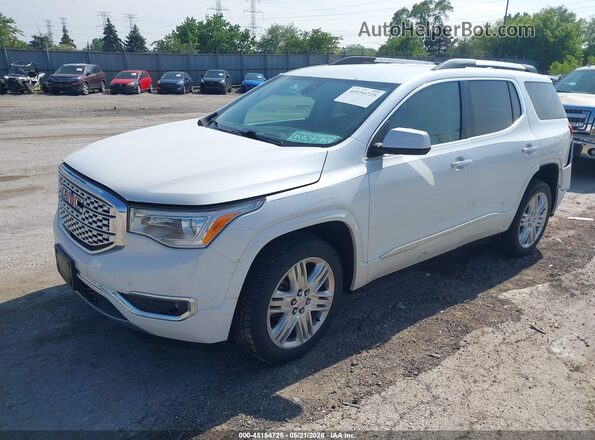 1GKKNXLS5JZ176334 2018 GMC ACADIA White Передня ліва чверть