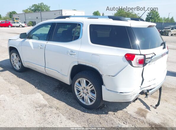 1GKKNXLS5JZ176334 2018 GMC ACADIA White Задня ліва чверть