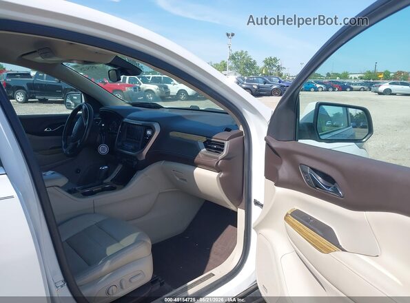 1GKKNXLS5JZ176334 2018 GMC ACADIA White Вид салону спереду