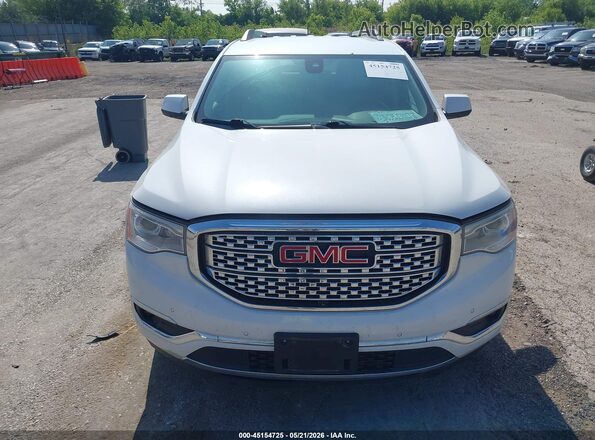 1GKKNXLS5JZ176334 2018 GMC ACADIA White Вид задньої частини салону