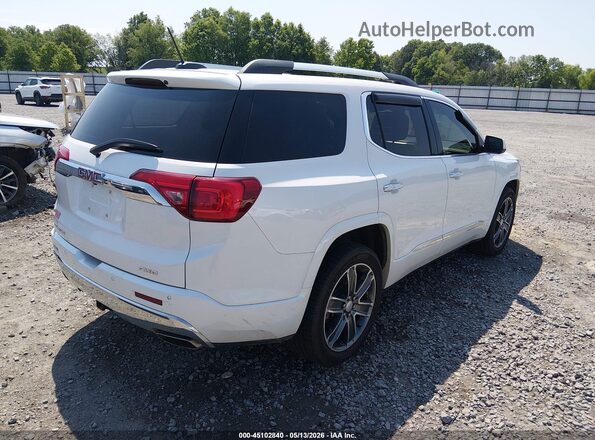 1GKKNXLS6HZ320709 2017 GMC ACADIA Белый Задняя правая четверть