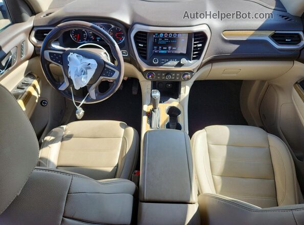 1GKKNXLS8JZ192186 2018 GMC ACADIA White Dashboard view