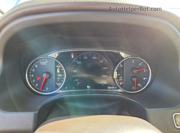 1GKKNXLS8JZ192186 2018 GMC ACADIA White Instrument cluster view