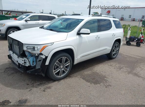 1GKKNXLS9JZ236714 2018 GMC ACADIA White Передня ліва чверть