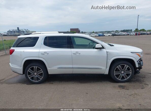 1GKKNXLS9JZ236714 2018 GMC ACADIA White Вид задньої частини салону