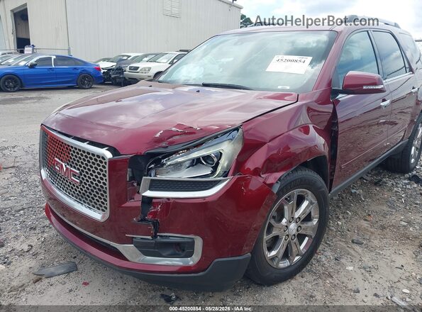 1GKKRRKD7GJ112290 2016 GMC ACADIA Red Widok z przodu