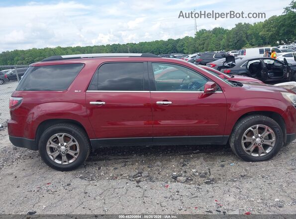 1GKKRRKD7GJ112290 2016 GMC ACADIA Red Widok wnętrza z tyłu