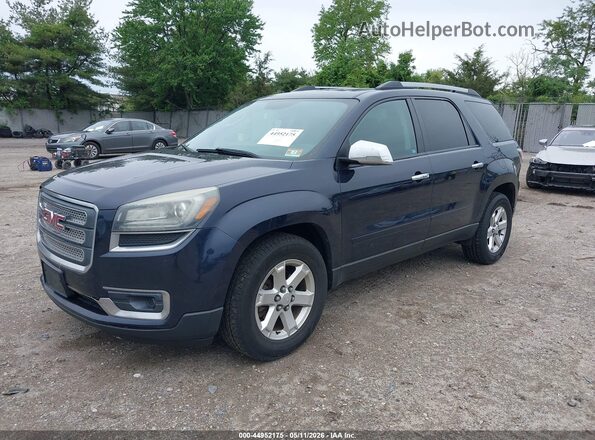 1GKKVPKD2GJ212734 2016 GMC ACADIA Dark Blue Przód lewy