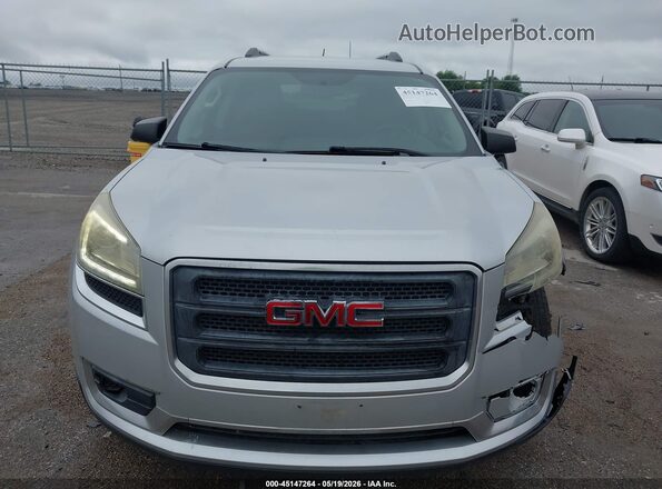 1GKKVPKD7GJ168245 2016 GMC ACADIA Silver Widok z przodu