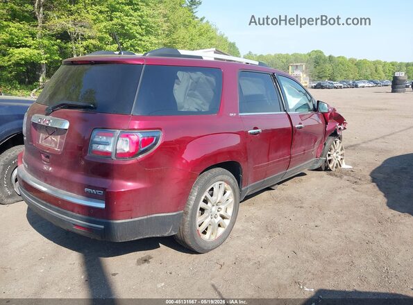 1GKKVRKD9GJ222415 2016 GMC ACADIA Red Задня права чверть