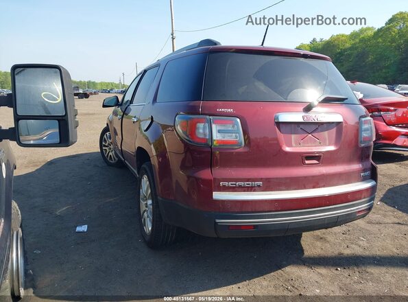 1GKKVRKD9GJ222415 2016 GMC ACADIA Red Задня ліва чверть
