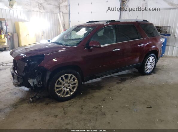 1GKKVRKD9GJ312082 2016 GMC ACADIA Red Передня ліва чверть