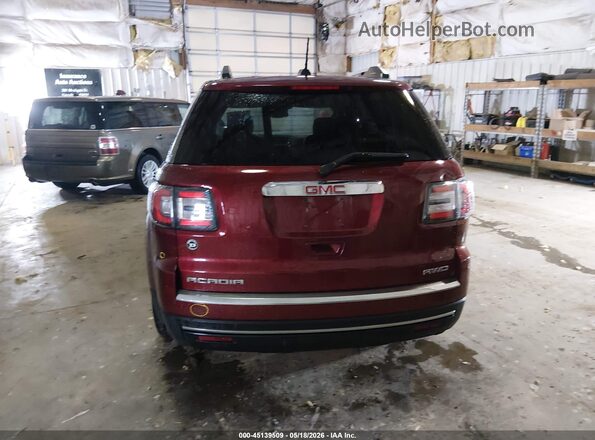 1GKKVRKD9GJ312082 2016 GMC ACADIA Red 