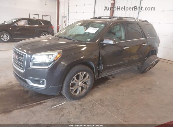 1GKKVRKDXGJ265323 2016 GMC ACADIA Black წინა მარცხენა ხედი სამი მეოთხედიდან