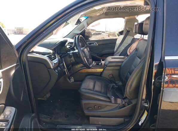 1GKS1CKJ7GR196607 2016 GMC YUKON Black Вид салону спереду