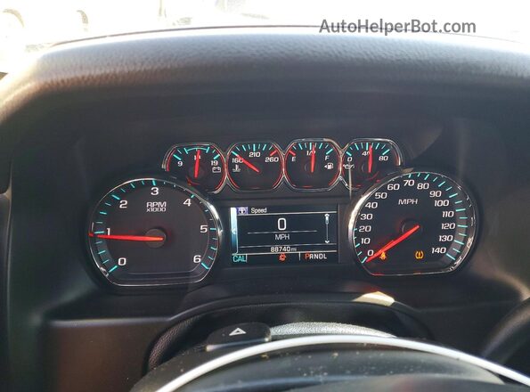 1GKS2BKC0LR109732 2020 GMC YUKON Black ხელსაწყოთა პანელის ხედი