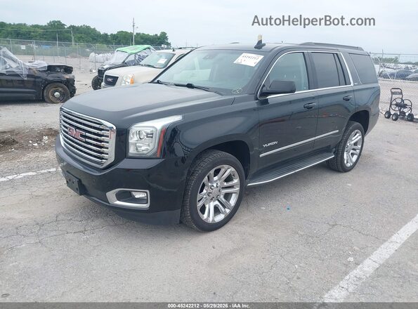 1GKS2BKC6JR385460 2018 GMC YUKON Black წინა მარცხენა ხედი სამი მეოთხედიდან