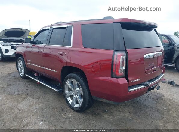 1GKS2CKJ7GR457571 2016 GMC YUKON Red Trasero izquierdo