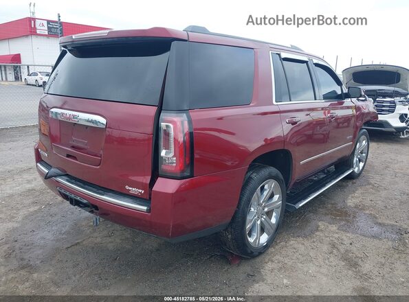1GKS2CKJ7GR457571 2016 GMC YUKON Red Trasero derecho