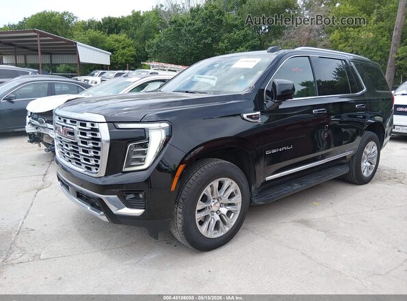 1GKS2DRL5SR267967 2025 GMC YUKON Black წინა მარცხენა ხედი სამი მეოთხედიდან