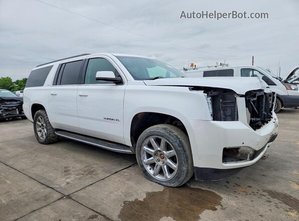 1GKS2FKCXKR328526 2019 GMC YUKON White Передня права чверть