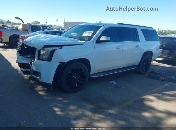 1GKS2GKC4HR178427 2017 GMC YUKON White Vista tres cuartos delantera izquierda