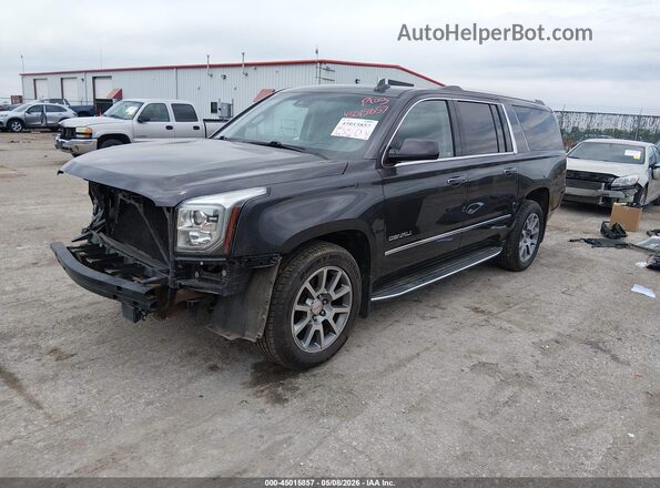 1GKS2HKJ8HR201213 2017 GMC YUKON Black წინა მარცხენა ხედი სამი მეოთხედიდან