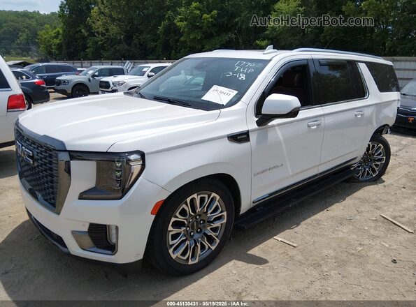 1GKS2KKT5PR511770 2023 GMC YUKON White წინა მარცხენა ხედი სამი მეოთხედიდან