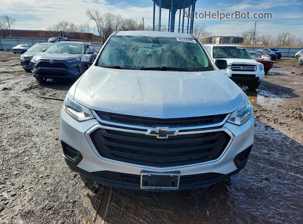 1GNERFKW3LJ307796 2020 CHEVROLET TRAVERSE Silver Widok z przodu